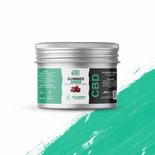 Gummies CBD 30mg, Saveur Framboise