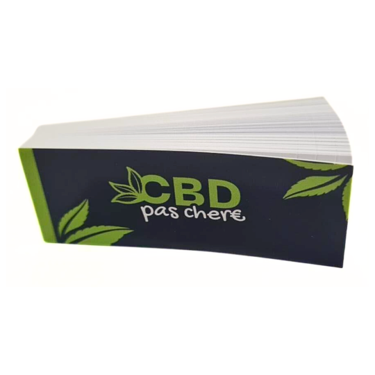 Carnet de 50 Filtres en Carton | CBD pas Chère