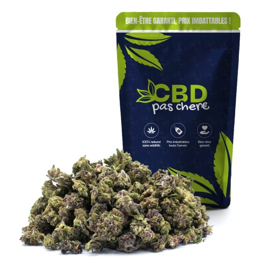 Fleurs de CBD Purple Kush Small Buds 25 g | CBDPasChère