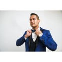 Blue Silk Tuxedo