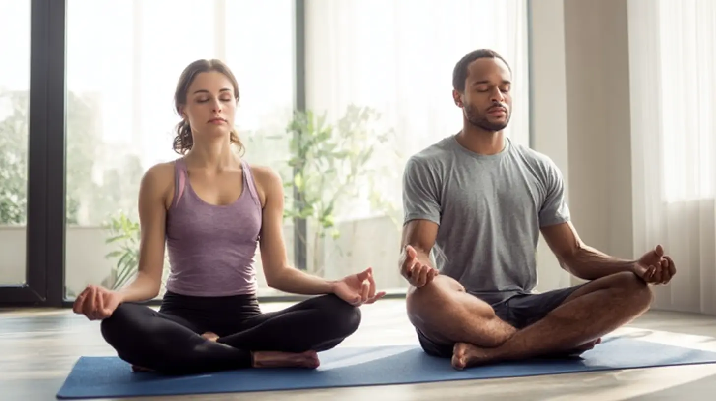 couple profitant des effets anxiolytiques du CBD