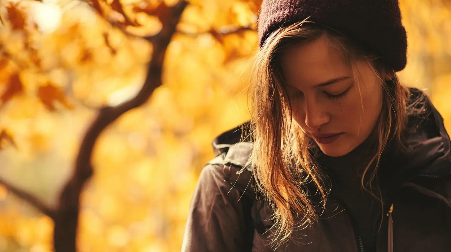 femme qui souffre de dépression saisonnière