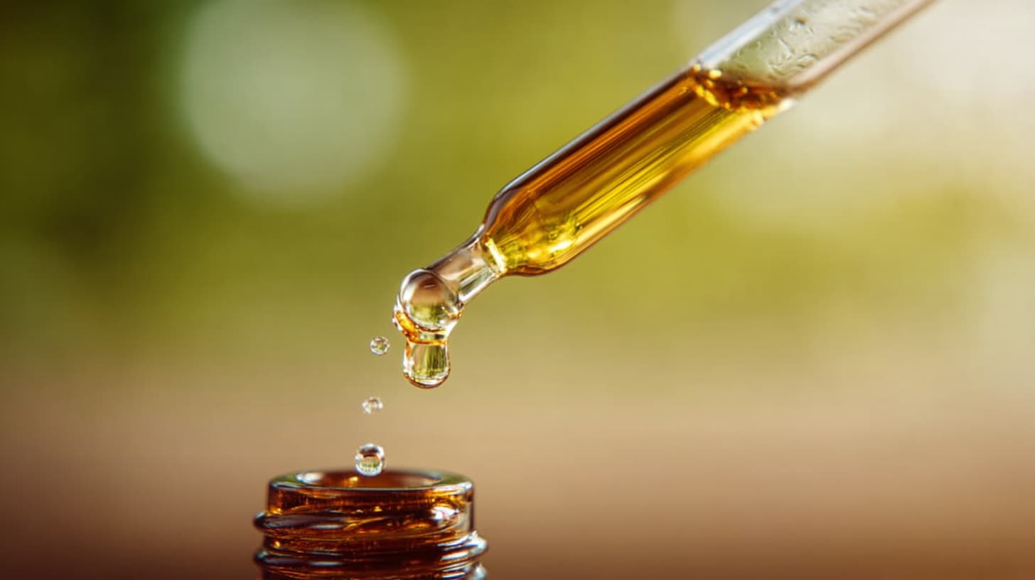 gouttes d'huile de CBD contre la douleur